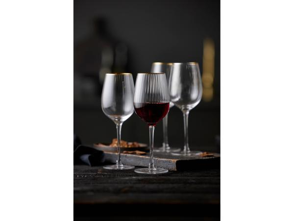 Lyngby Glas Palermo Gold Rødvinsglas 40 cl 4 stk. Lyngby Glas Palermo Gold Rødvinsglas 40 cl 4 stk.