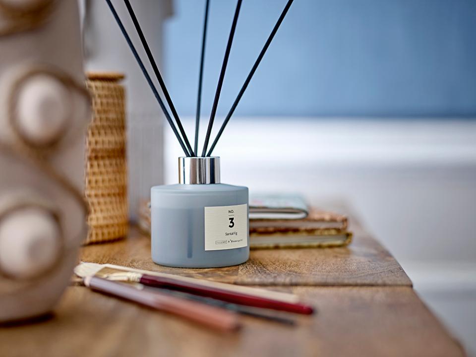 NO. 3 - Santal Fig Duftpinde, Blå, Duftevand