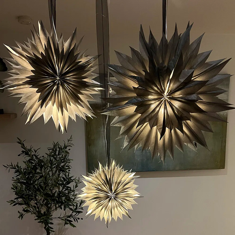 Snefnug, lille, grå, D35 cm Snefnug, lille, grå, D35 cm