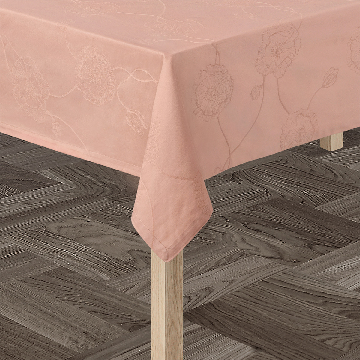 Hammershøi Poppy Damaskdug 150x320 cm nude Hammershøi Poppy Damaskdug 150x320 cm nude