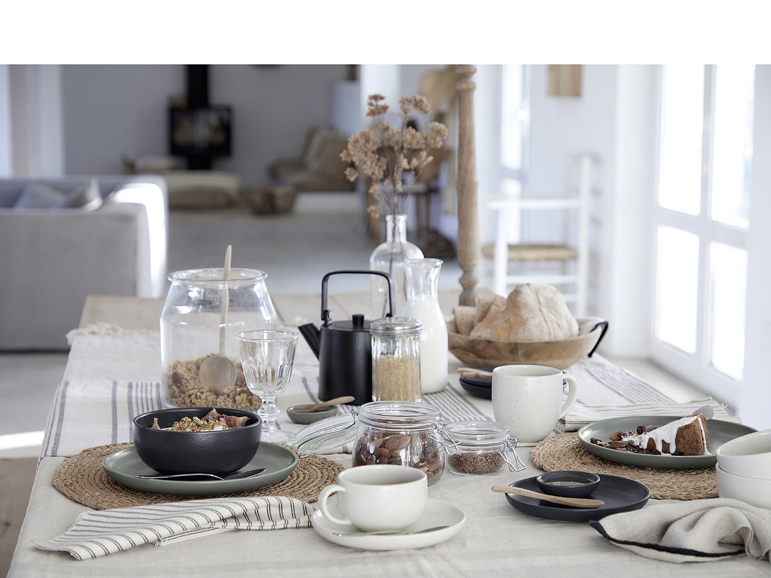 Smørportionsskål Pacifica 7,2 cm Seed grey Keramik