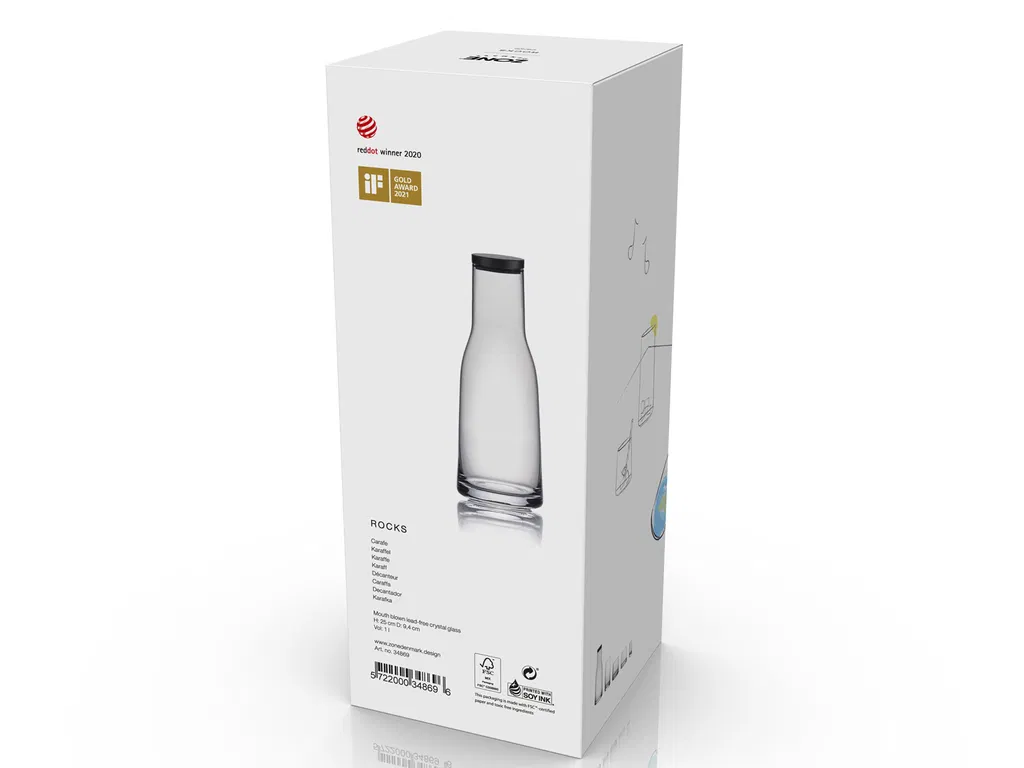 Zone Karaffel med låg Rocks 1 liter Klar Zone Karaffel med låg Rocks 1 liter Klar