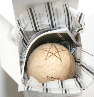 Starball natur - natur egetræ m. gravering Starball natur - natur egetræ m. gravering