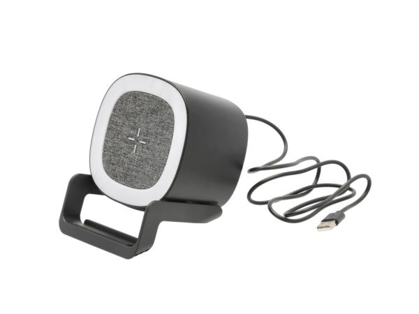 Still Højtalerlampe med farvet lys 10,6 x 9,5 x 14,3 cm Sort Still Højtalerlampe med farvet lys 10,6 x 9,5 x 14,3 cm Sort