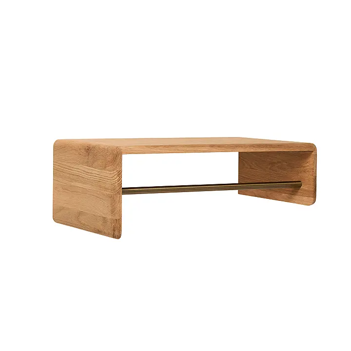Level Multihylde - Natur, L55xD30xH20 cm - 100% Massiv Eg - Natur Olie