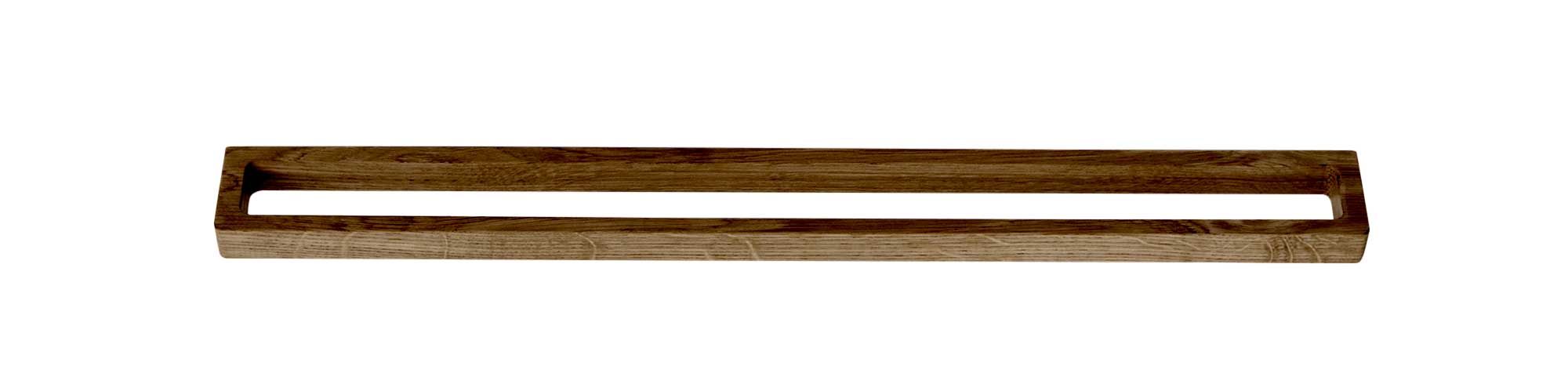 Towel Rack Single - 73,5x7,5 cm, Dark Stain Matt Lacquer Ask