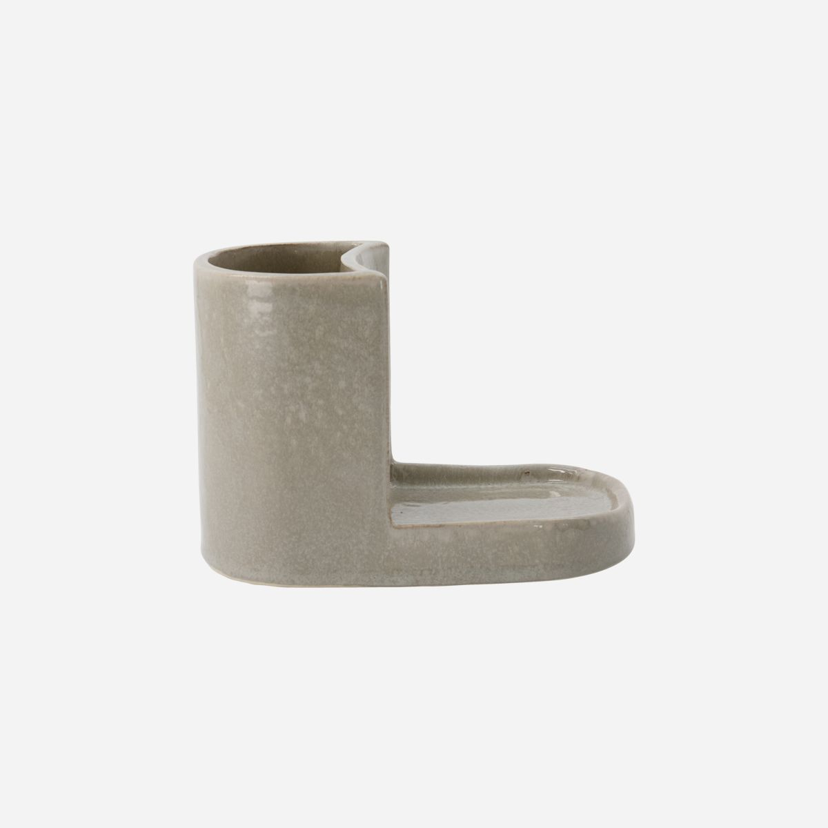 Meraki Datura børste og sæbeholder, Skallegrå Meraki Datura børste og sæbeholder, Skallegrå