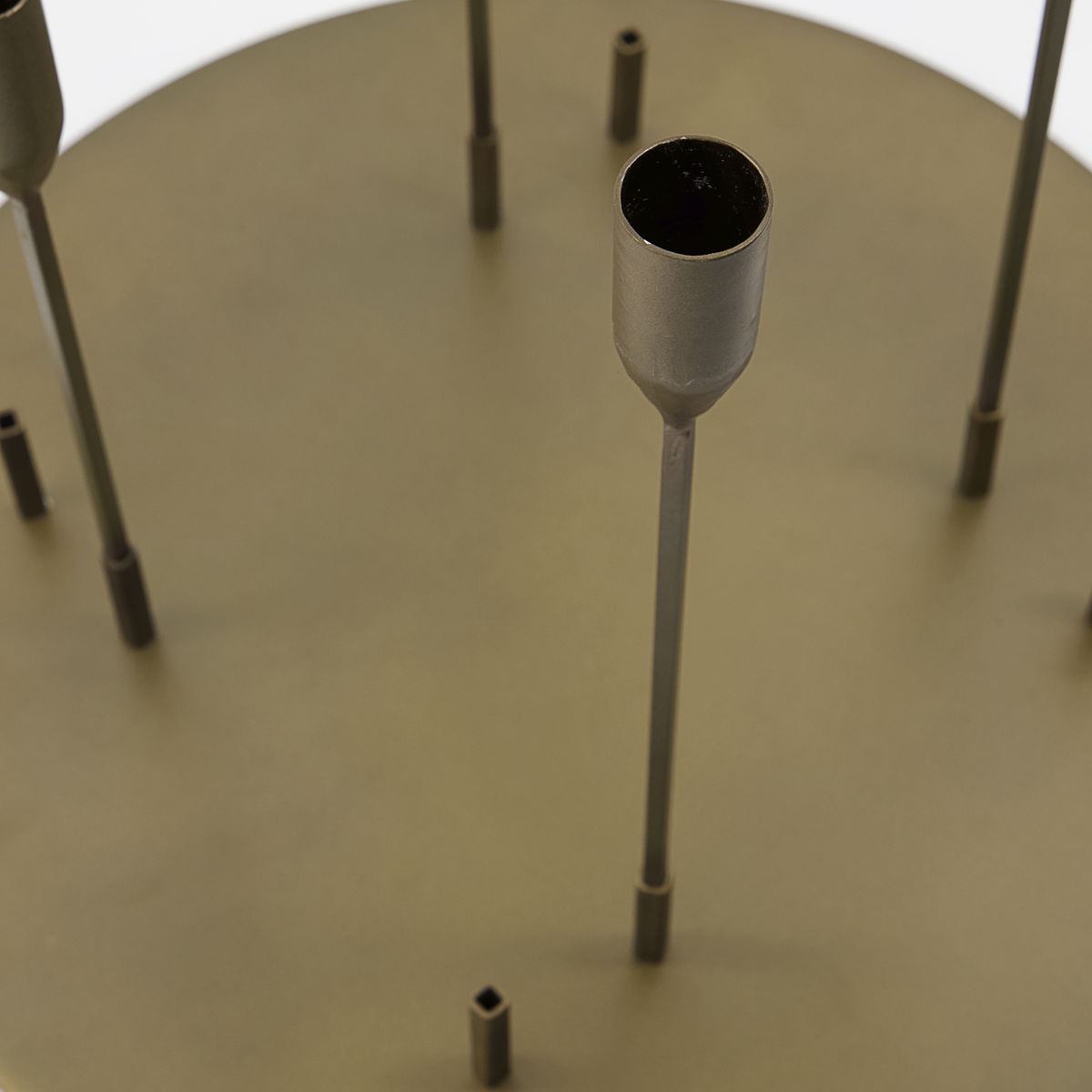 Lysestage, Advent, Antik messing* Lysestage, Advent, Antik messing*