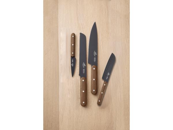 Lion Sabatier International Phenix Walnut Knivsæt 4 dele Sort/Træ Lion Sabatier International Phenix Walnut Knivsæt 4 dele Sort/Træ