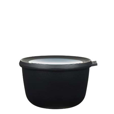 Mepal Cirqula skål m/låg Dia. 15 x 10 cm 1000 ml Black*