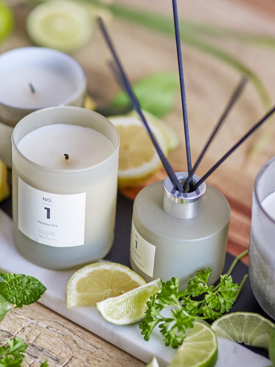 NO. 1 - Parsley Lime Duftpinde, Grøn, Duftevand