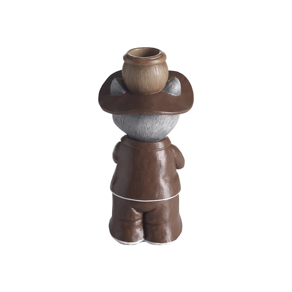 Lysestage Kat, Gingerman H.14,8cm Lysestage Kat, Gingerman H.14,8cm