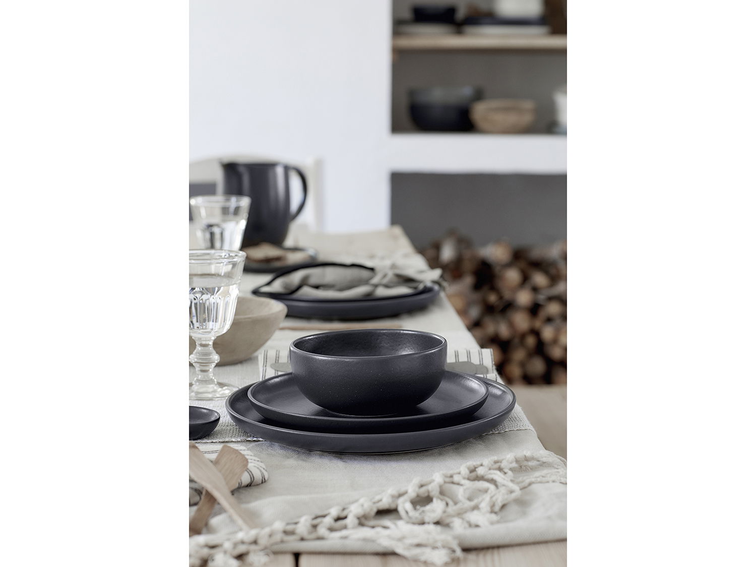 Tallerken flad Pacifica 27 cm Seed grey Keramik