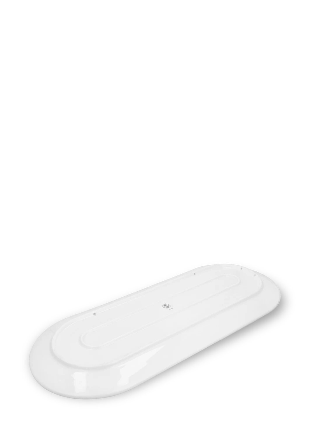 Lyngby Tura Ovalt serveringsfad 48x20 cm hvid