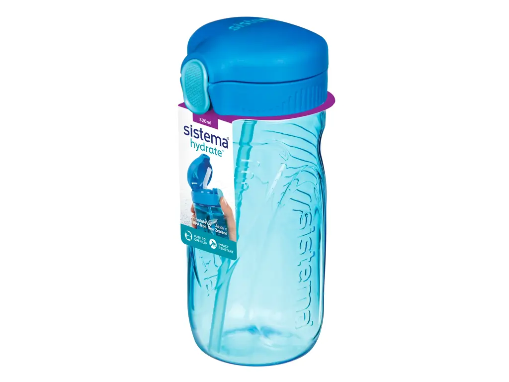 Sistema Tritan Quick Flip Blå 520ml