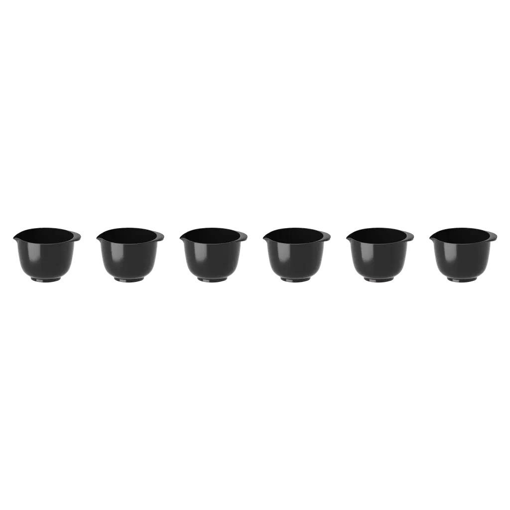 Margrethe Miniskål 25 ml 6 stk. Sort ABS