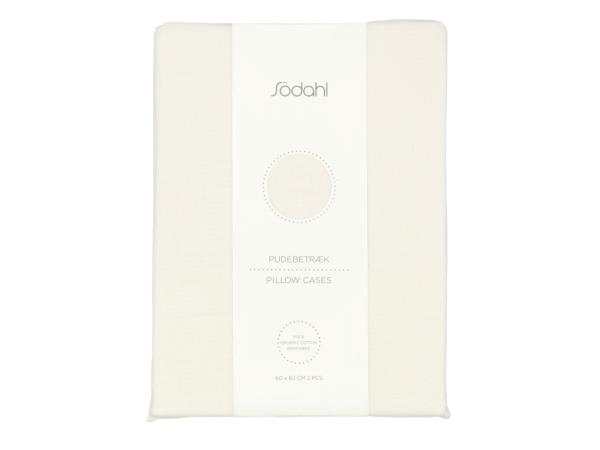 Södahl Calm Pudebetræk 60 x 63 cm 2 stk. Offwhite