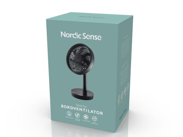 Nordic Sense Bordventilator Gråblå Nordic Sense Bordventilator Gråblå