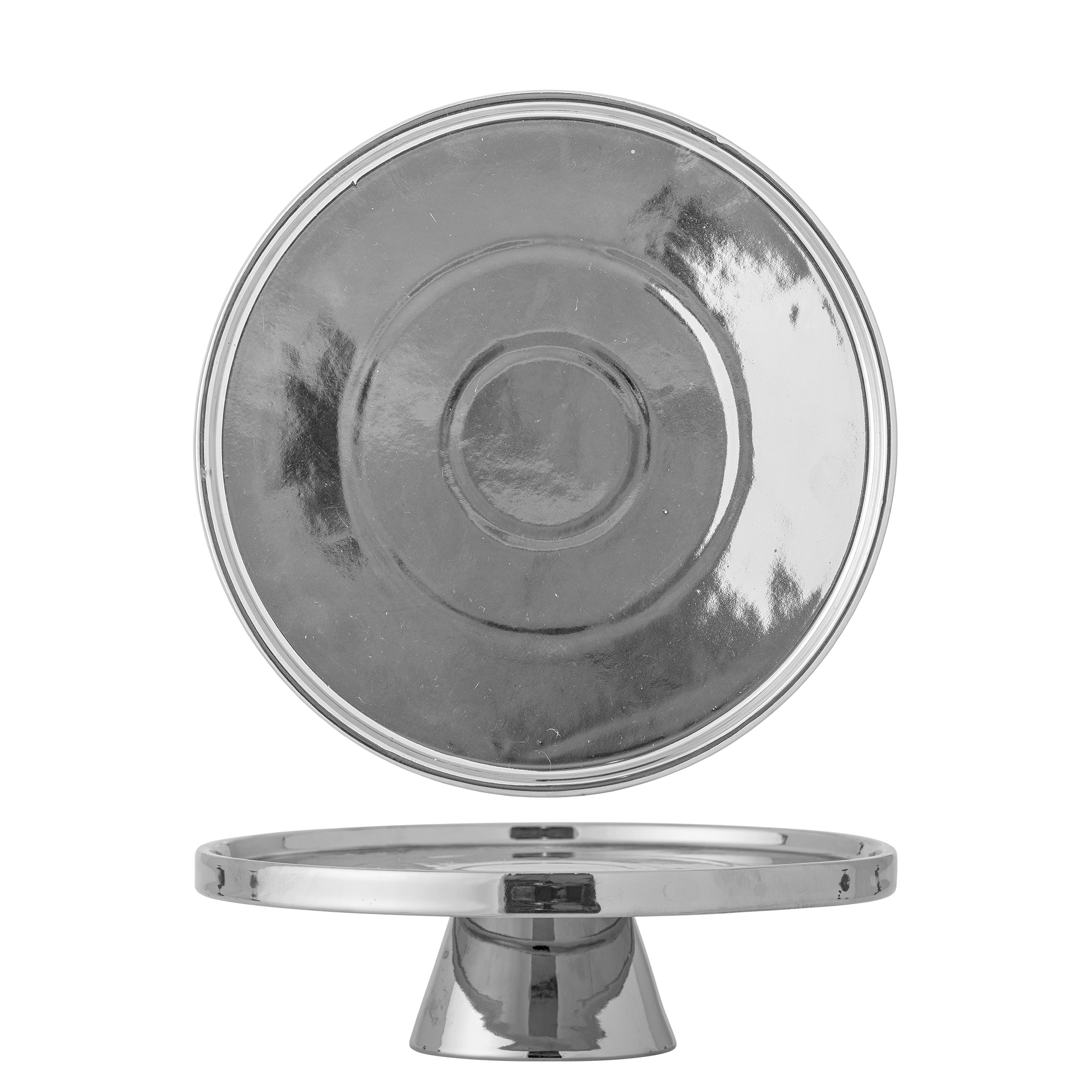 Shine Kagefad, B26xH8 cm, Sølv