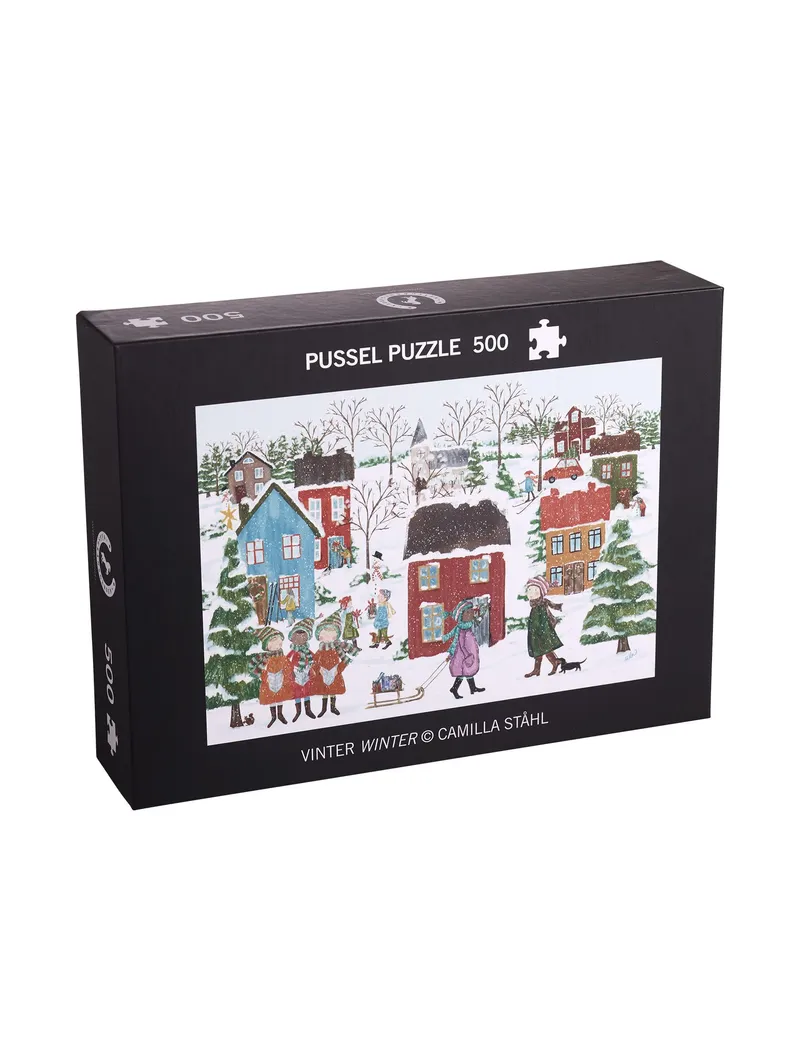 Puslespil Vinter 500 brikker, 36x50,8 cm