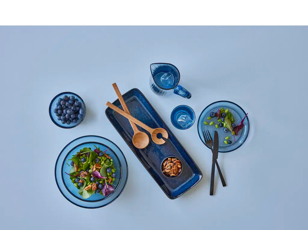 BITZ Kusintha Salatskål Dia 24 cm Blå BITZ Kusintha Salatskål Dia 24 cm Blå