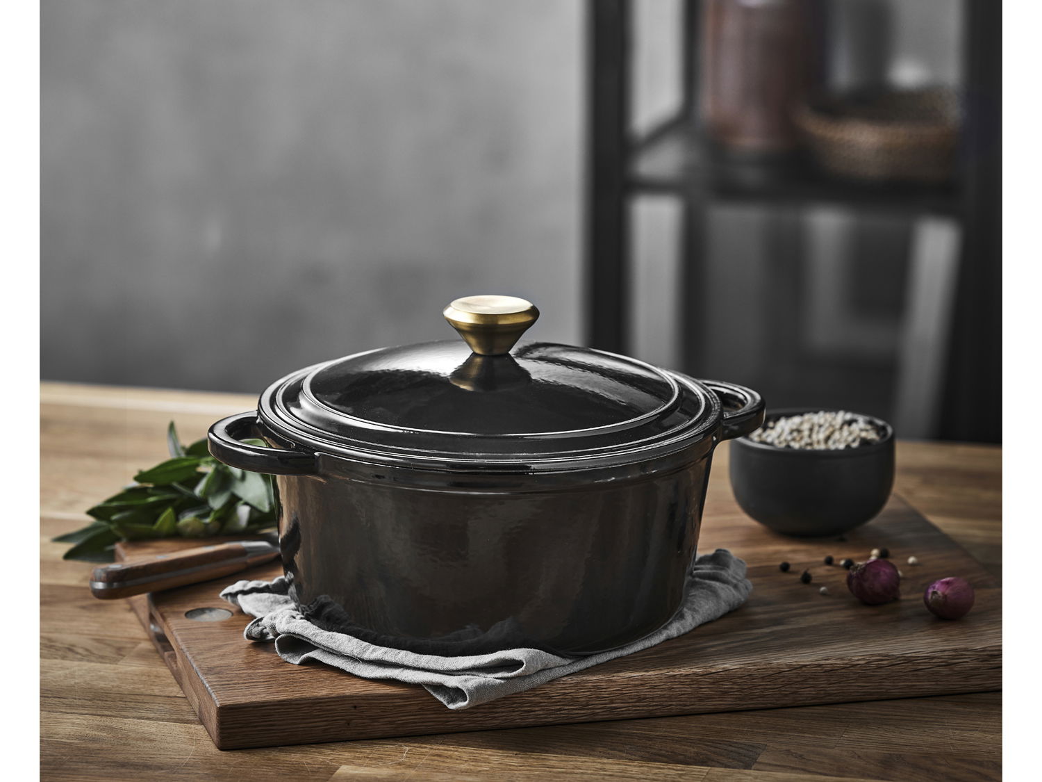 Støbejernsgryde Garonne 3,8 liter Støbejern