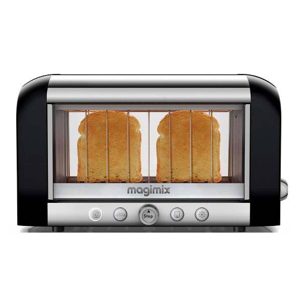 Magimix Vision Brødrister 2-skiver 40 x 20 x 22,3 cm Sort/Stål Magimix Vision Brødrister 2-skiver 40 x 20 x 22,3 cm Sort/Stål
