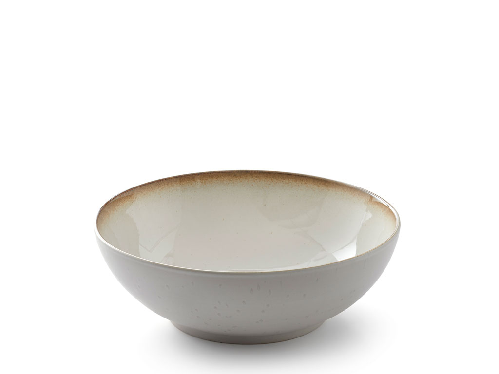 BITZ Salatskål, 30 cm, creme/creme
