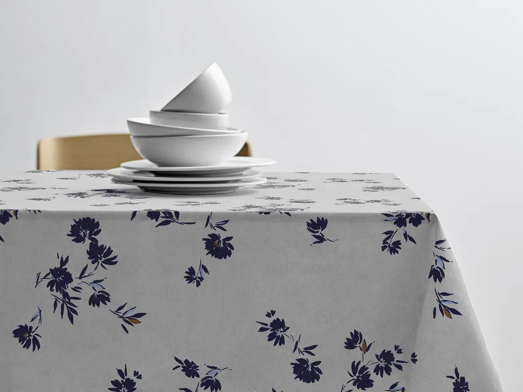 Södahl Akryldug med antislip Silhouette Cloud grey - i metermål