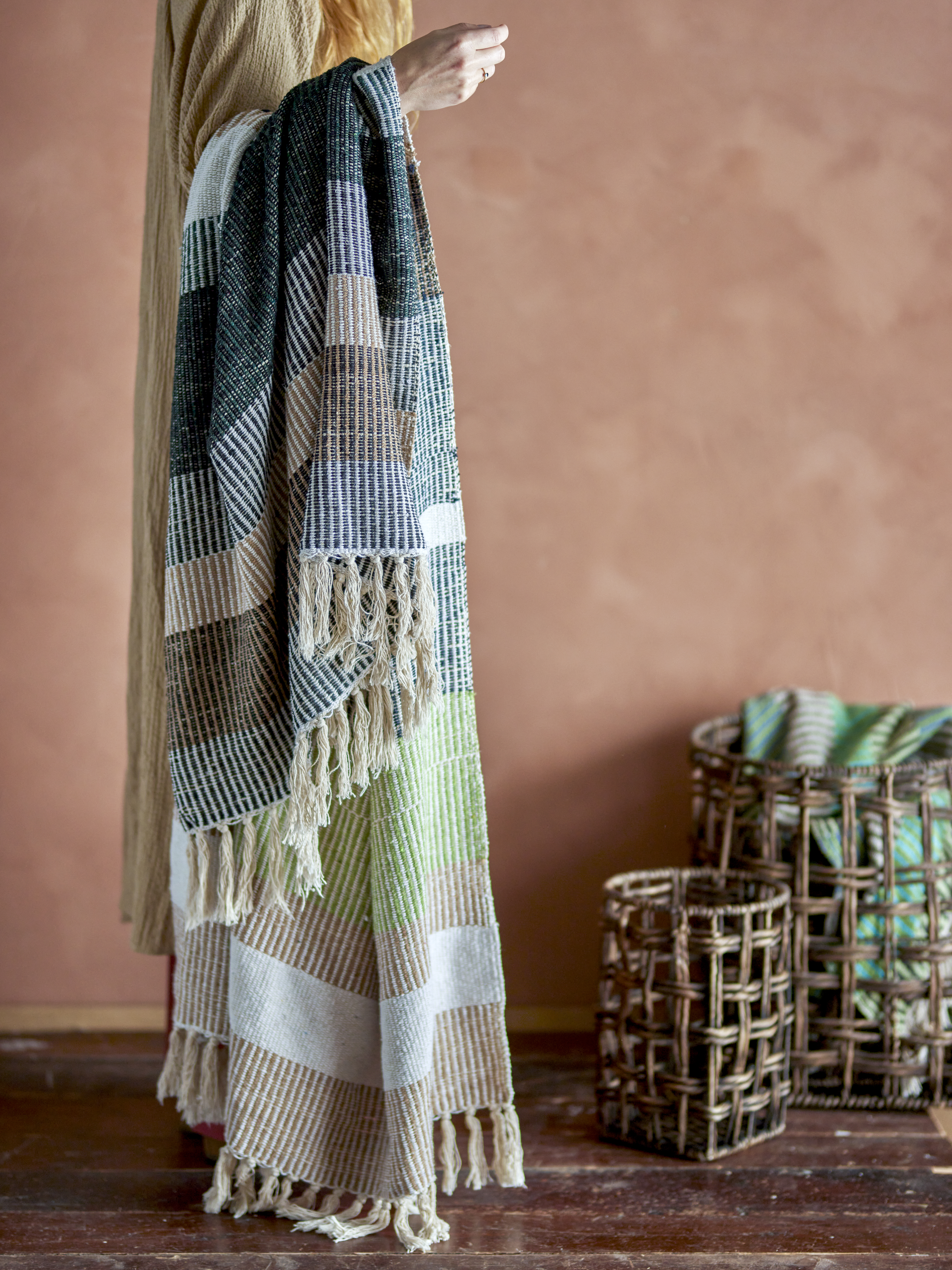 Isnel Plaid, L160xB130 cm, Brun