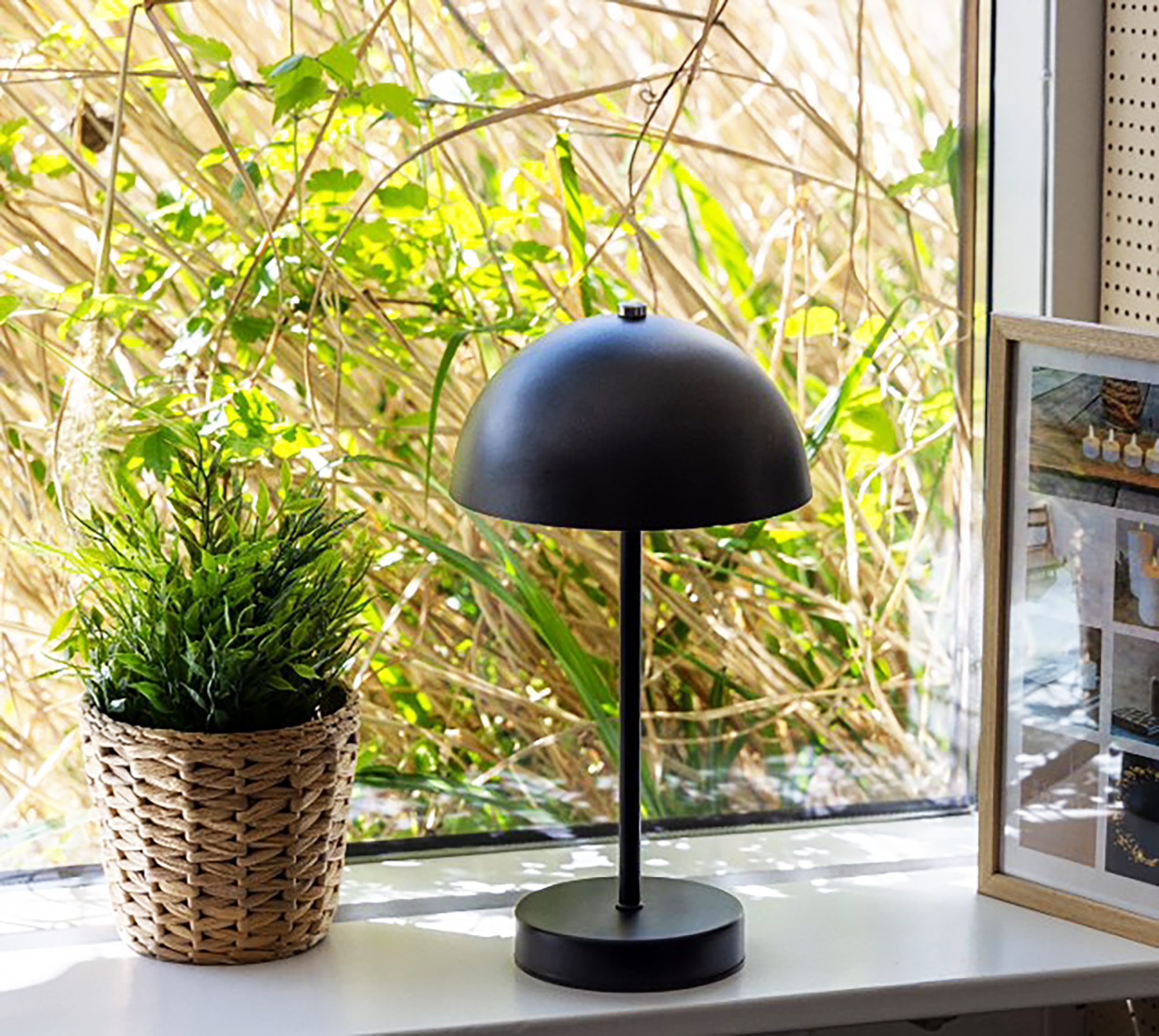 Skandi GOP genopladelig Bordlampe XL Mat sort