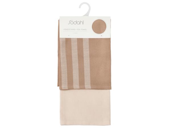 Södahl Reflection Viskestykke 50 x 70 cm 2 stk. Warm Taupe