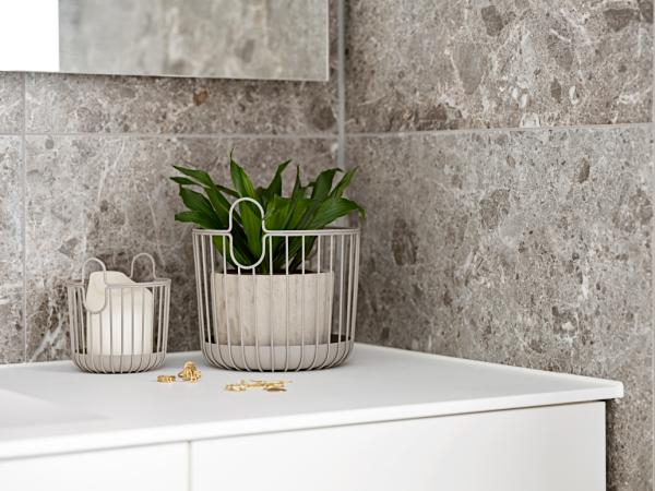 Zone Denmark Inu Kurv Dia 20 x 20 cm Taupe