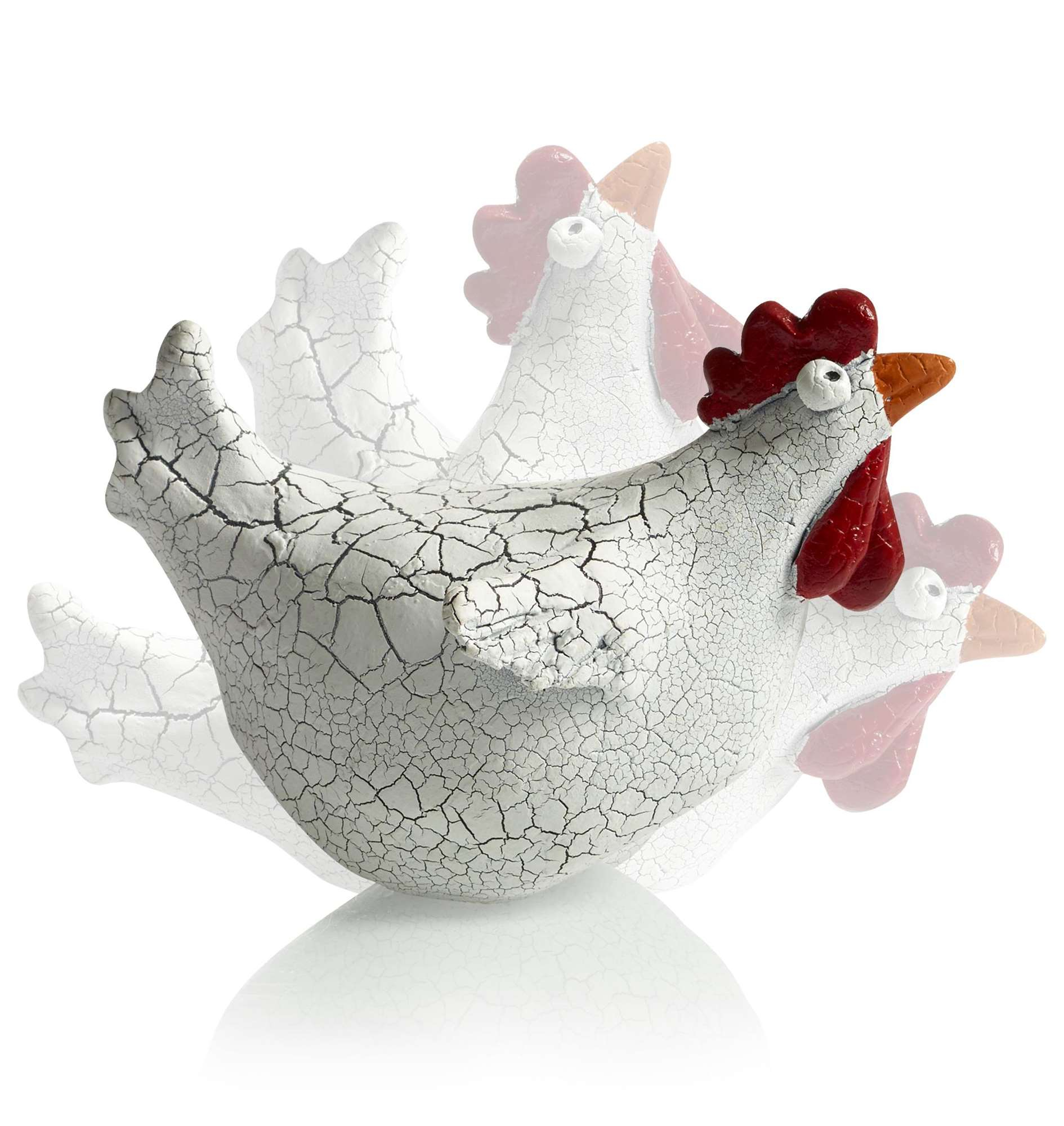 Hønen Doris hvid H.7cm*