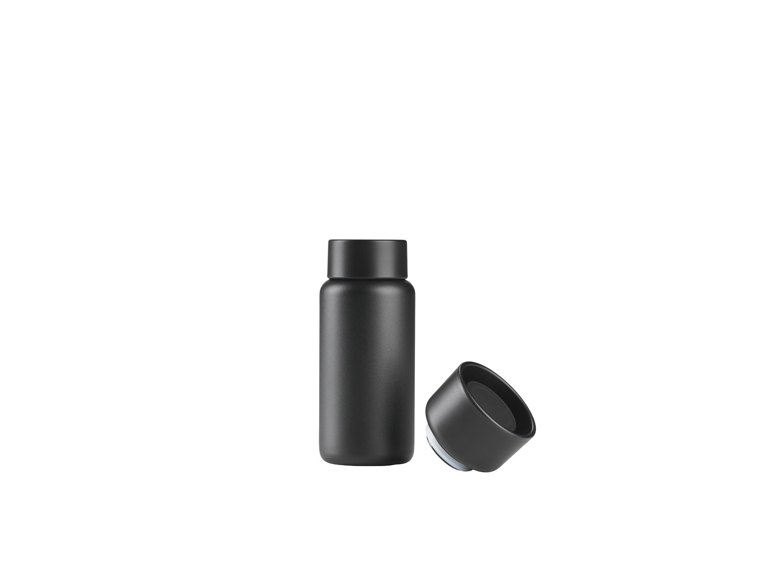 Zone Singles Termokop med to låg 400 ml Sort