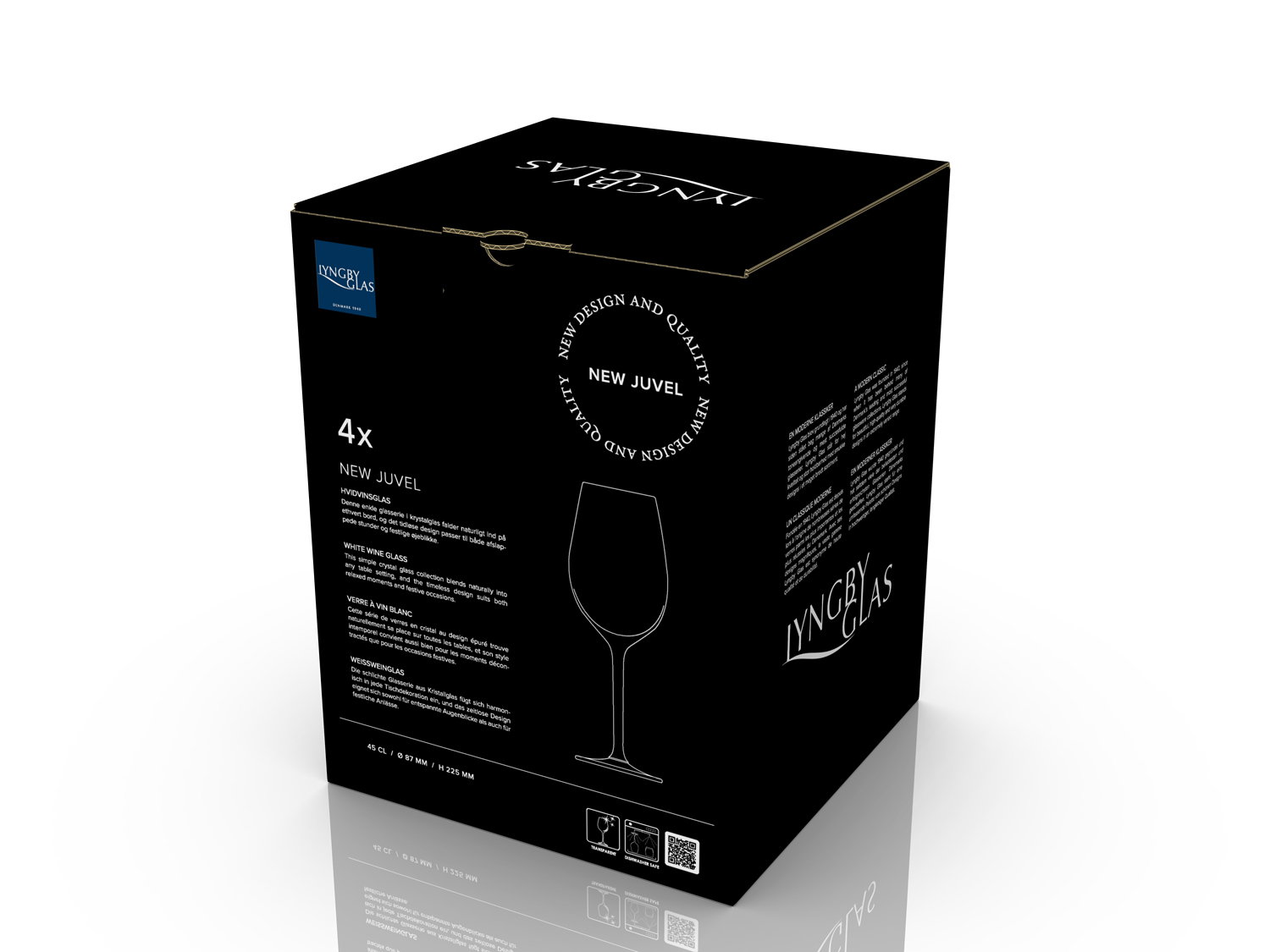 Rødvinsglas New Juvel 45 cl 4 stk.