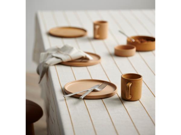 Södahl Line Dug 140 x 270 cm Offwhite/Gold*