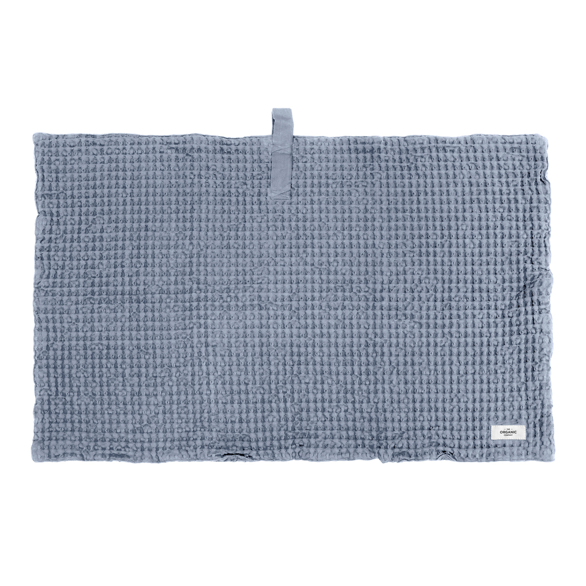 Big Waffle Bademåtte 80 x 55 cm, Grey blue