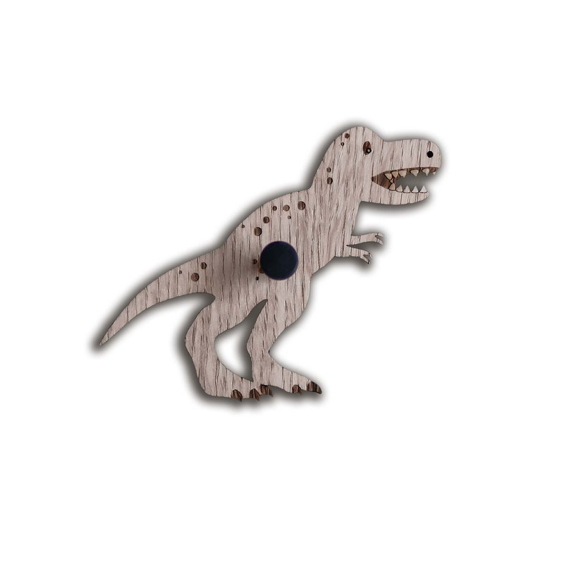 Knage Dinosaurer, Lys eg/Sort, T-rex*