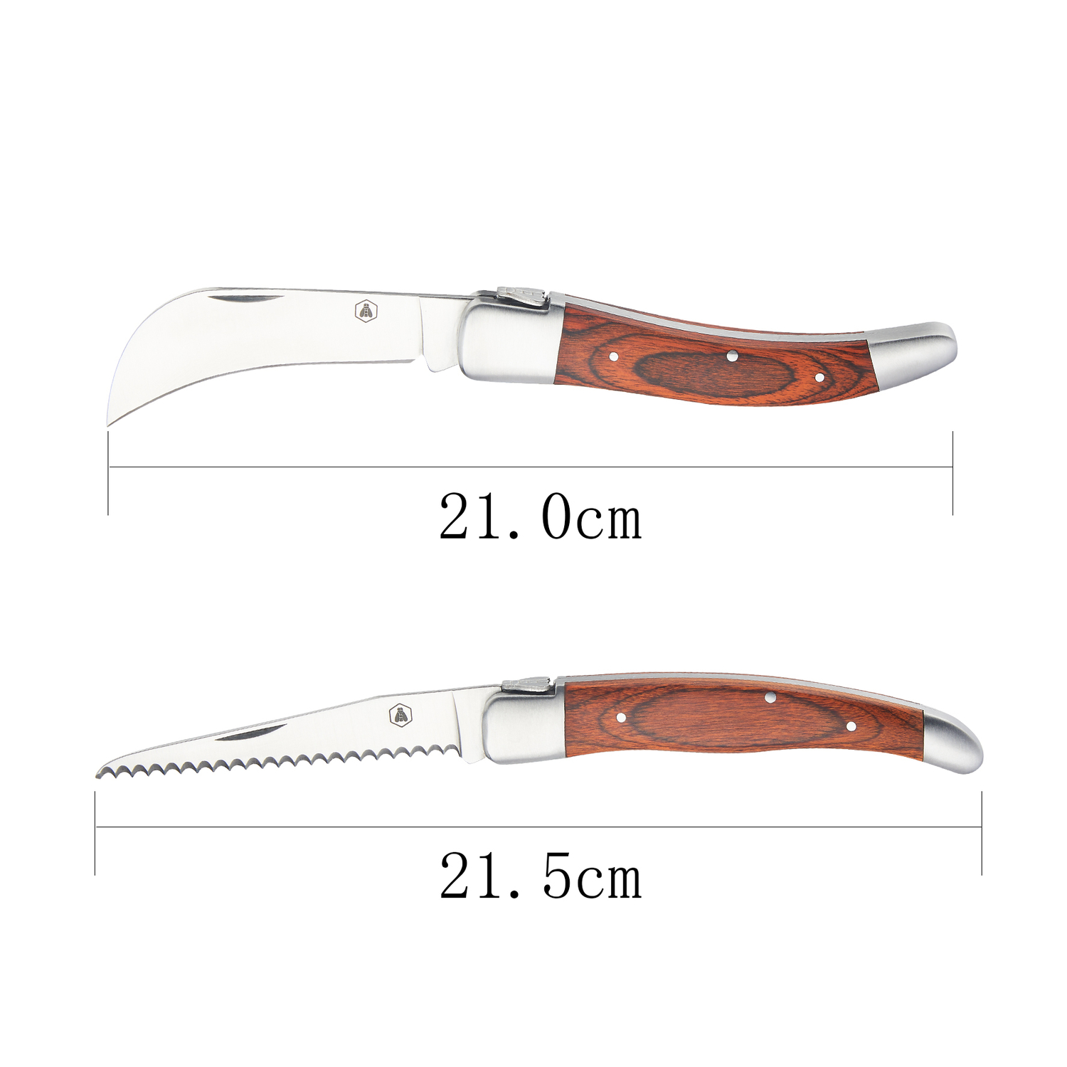 Laguiole Foldbar haveknive i etui 2 stk