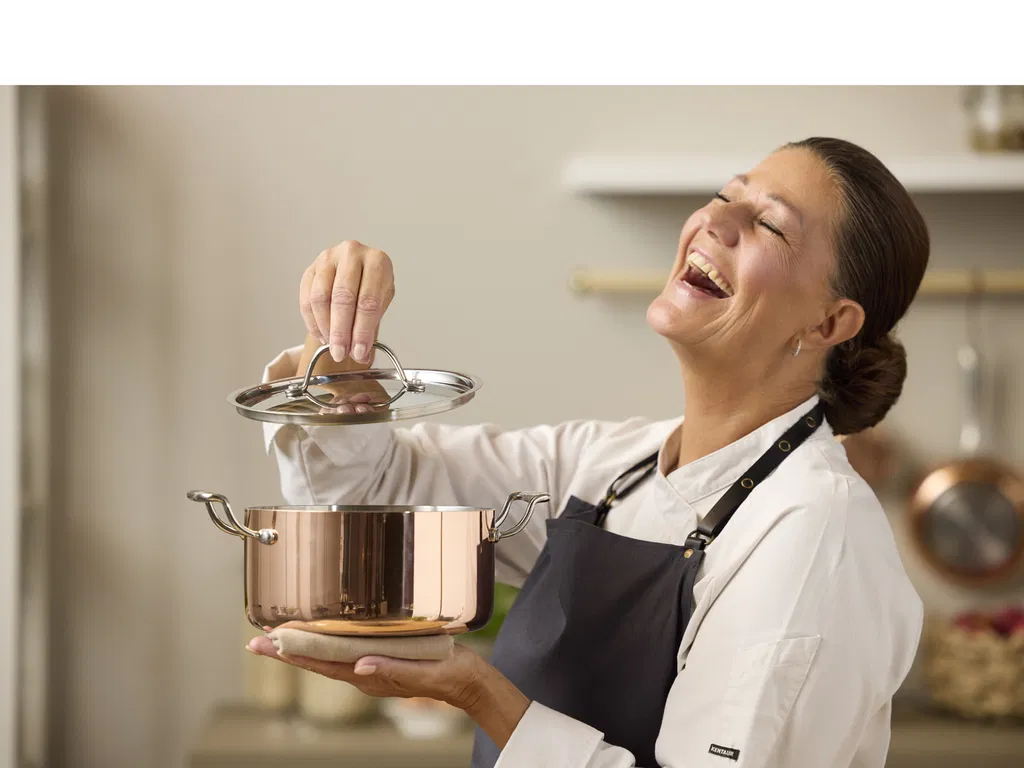 Blomsterbergs Gryde med låg 3 liter Kobber