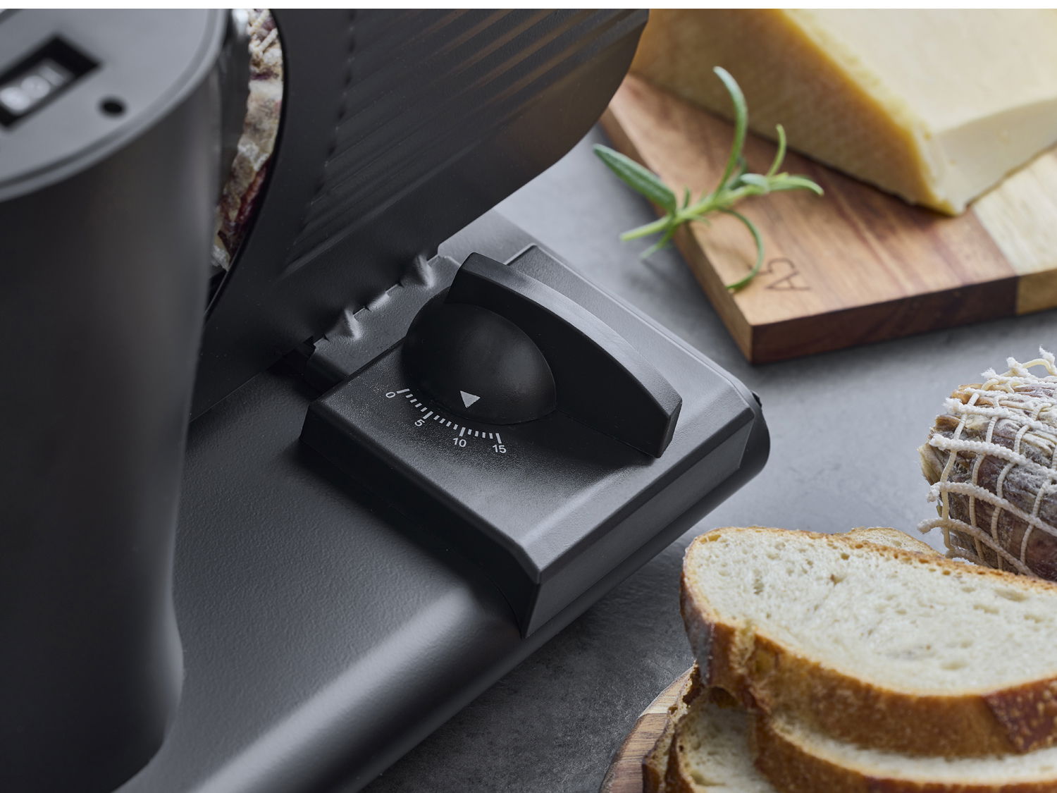 Pålægsmaskine 200 watt Sort