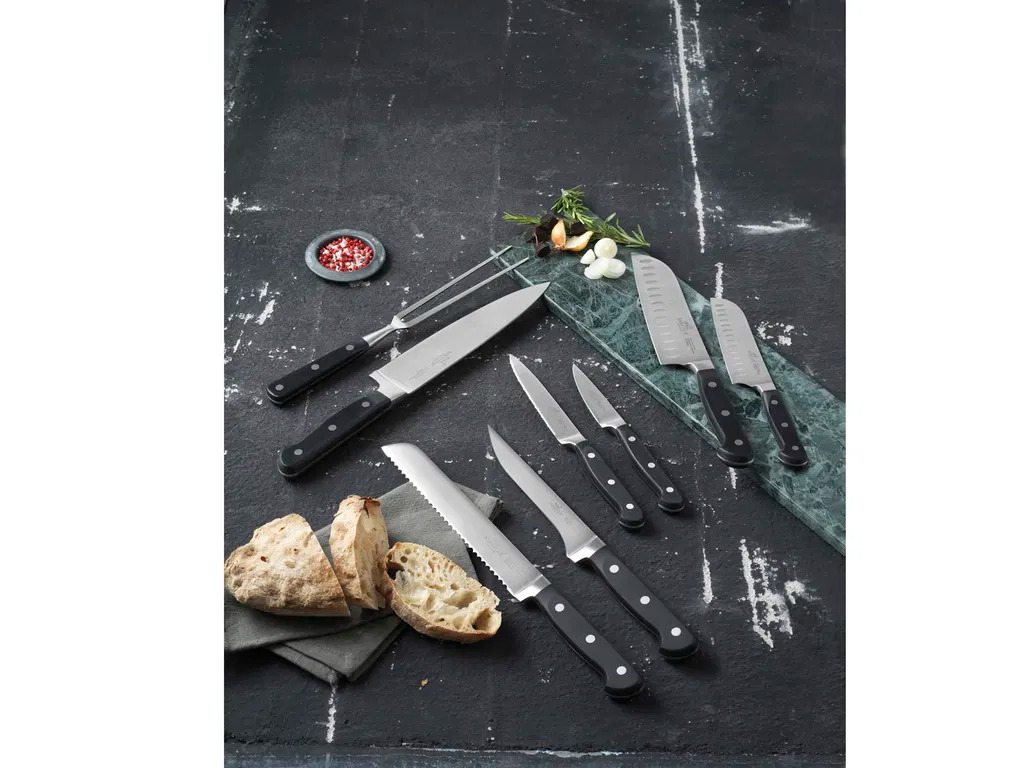 Lion Sabatier International Pluton Knivsæt 8 dele Stål/Sort Lion Sabatier International Pluton Knivsæt 8 dele Stål/Sort