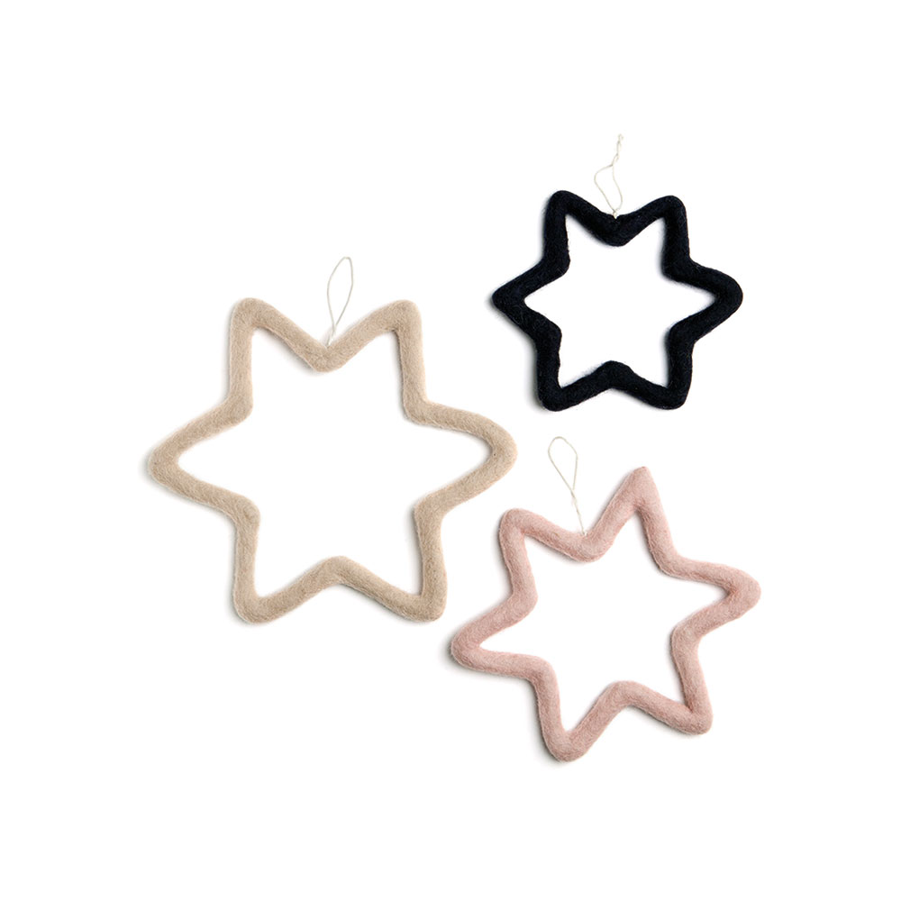 Big stars on wire, set of 3 pcs. Big stars on wire, set of 3 pcs.