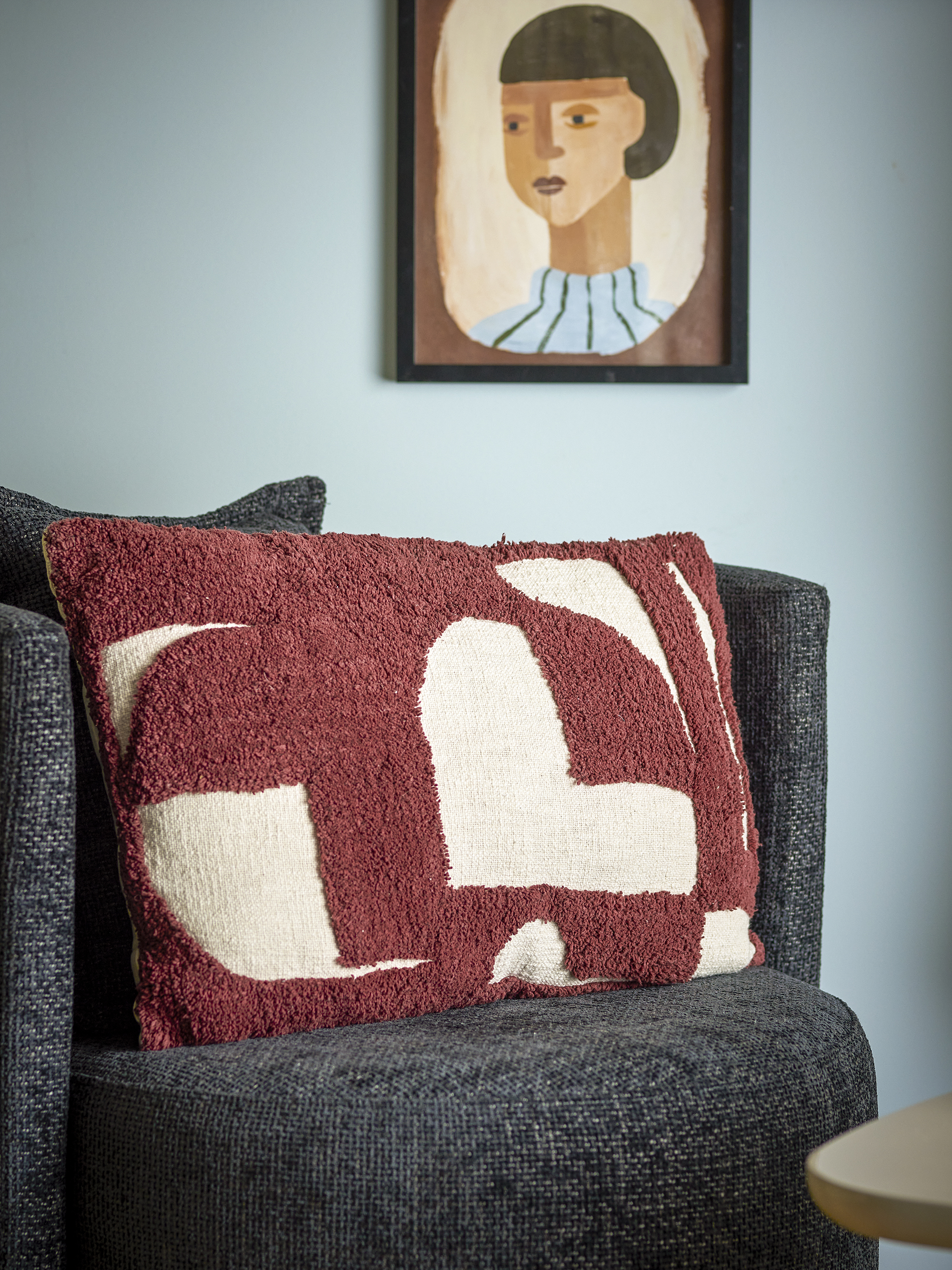 Olica Pude, Rød, Bomuld OEKO-TEX®, L60xB40 cm