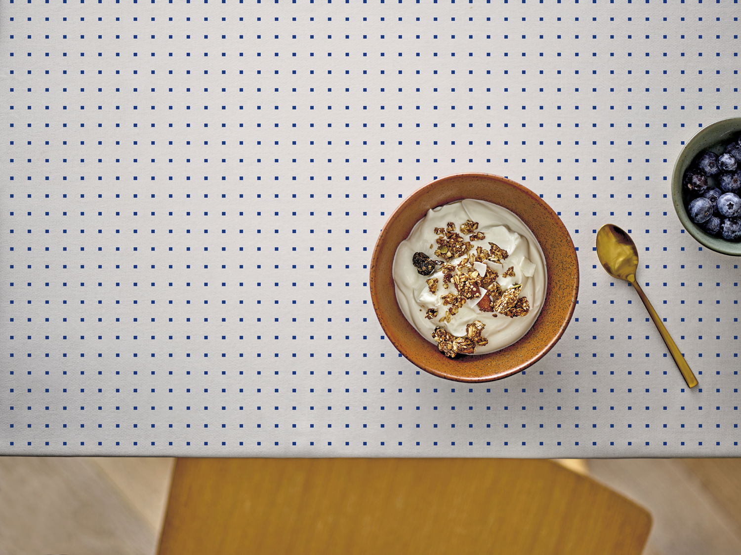 Södahl Petit Akryldug m. antislip 140 cm, Royal Blue - i metermål