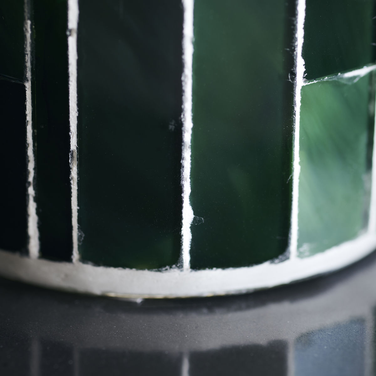 Amroha Fyrfadsstage, H 8 cm, mørkegrøn* Amroha Fyrfadsstage, H 8 cm, mørkegrøn*