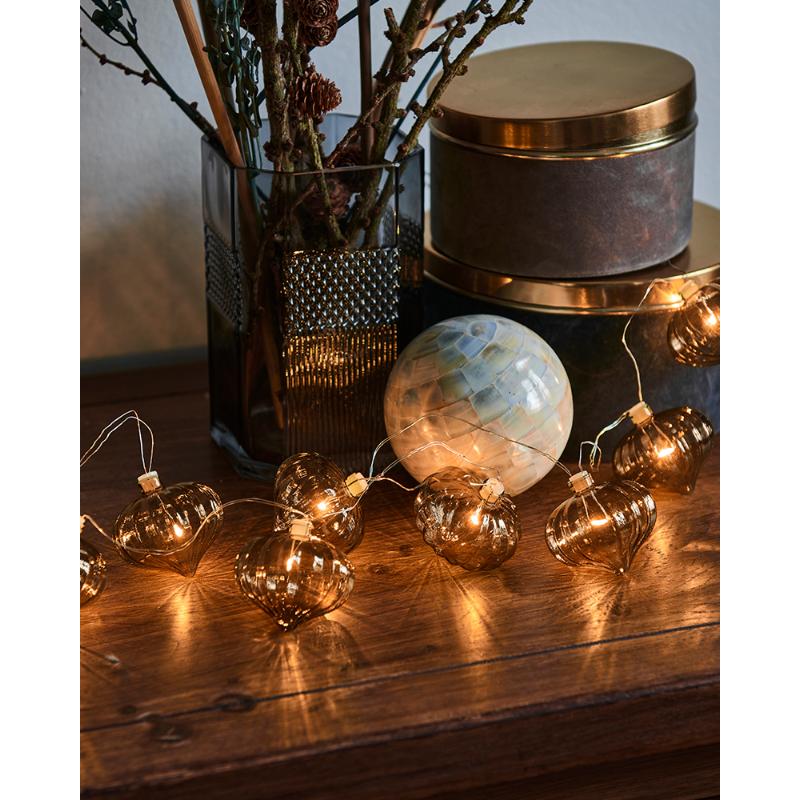Millie Guirlande 8 LED Dark Oak