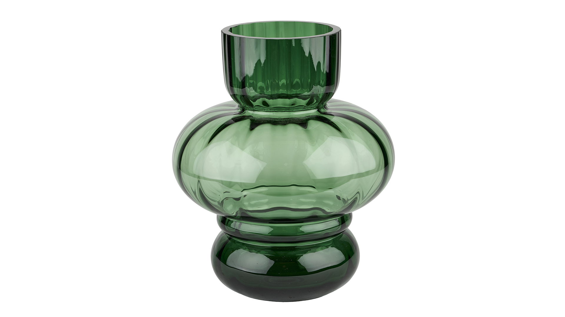 Glasvase Alfa 31x26 cm Grøn