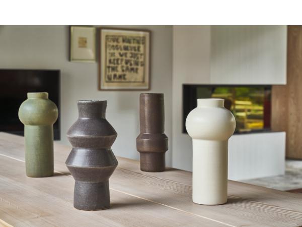 Villa Collection Rost Vase Dia. 14 x 30 cm Grøn